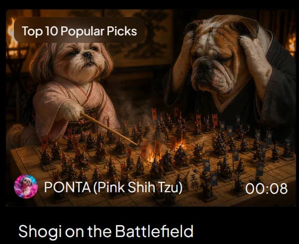 Shogi Battlefield Video Thumbnail with bold thumbnail composition, readable focal subject, and high-contrast poster styling