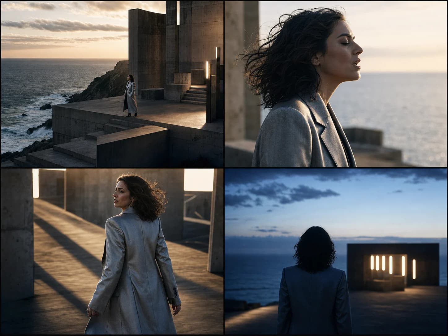 Exemplo de grade de storyboard cinematográfico