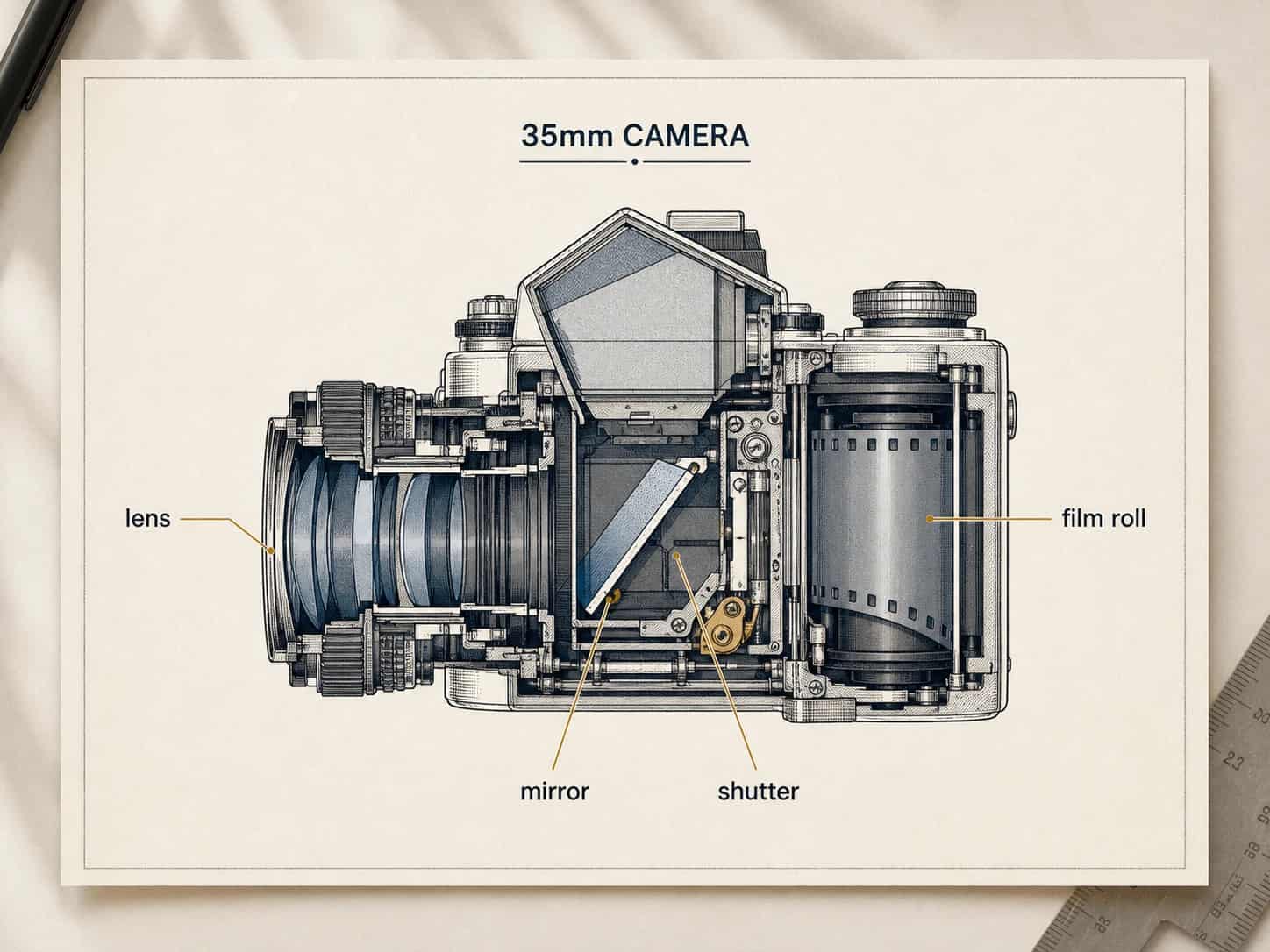 Labeled technical diagram with clean callouts and annotations, generated by Image 2