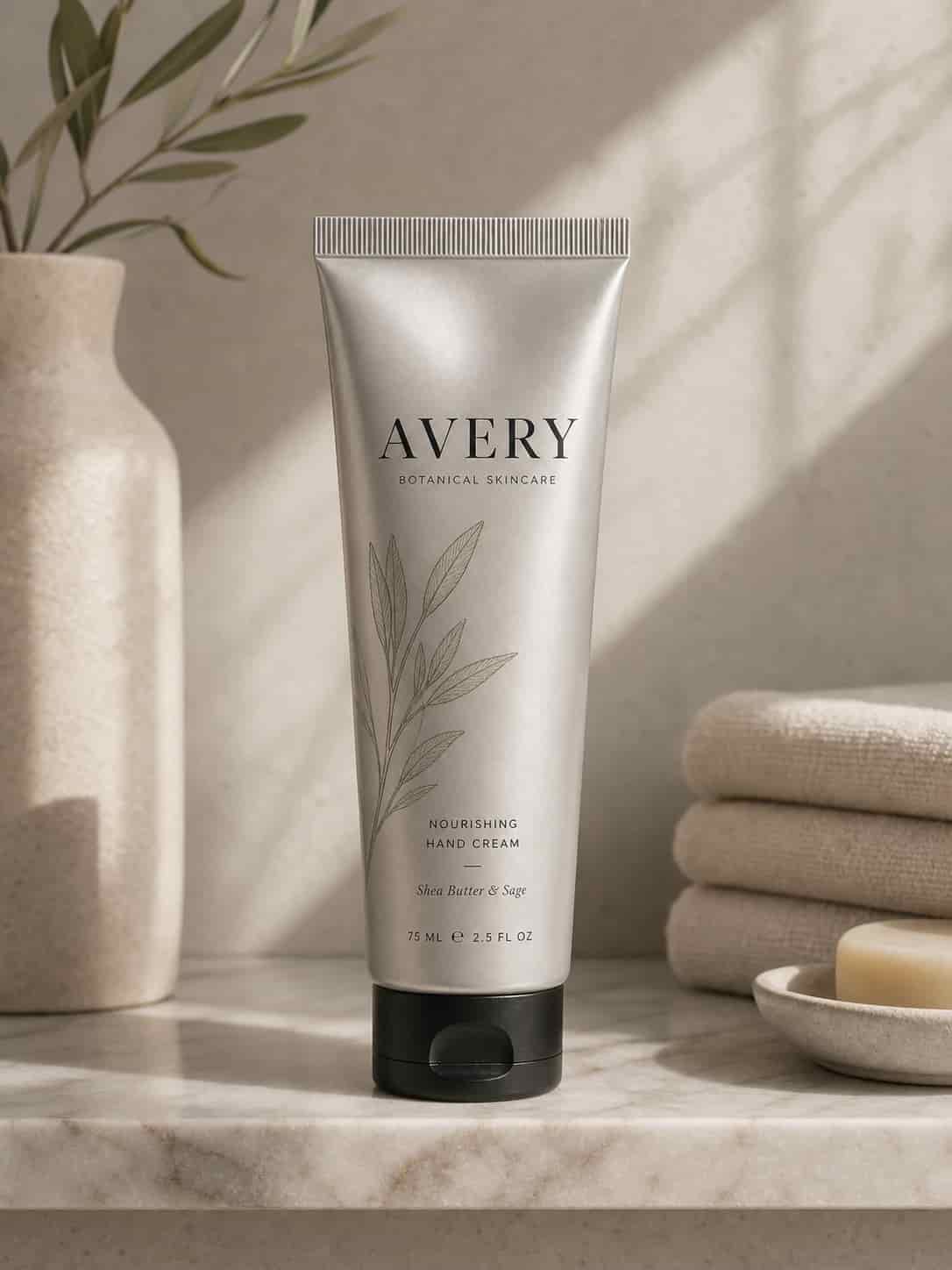 Packaged product mockup with polished label design, generated by Image 2