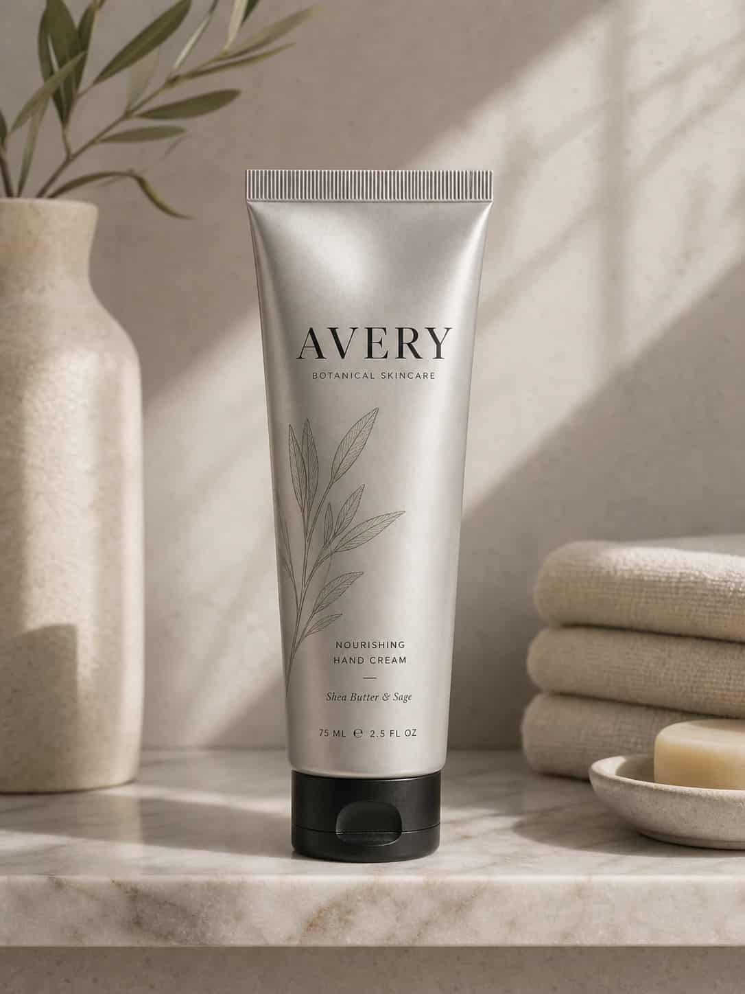 Packaged product mockup with polished label design, generated by Image 2