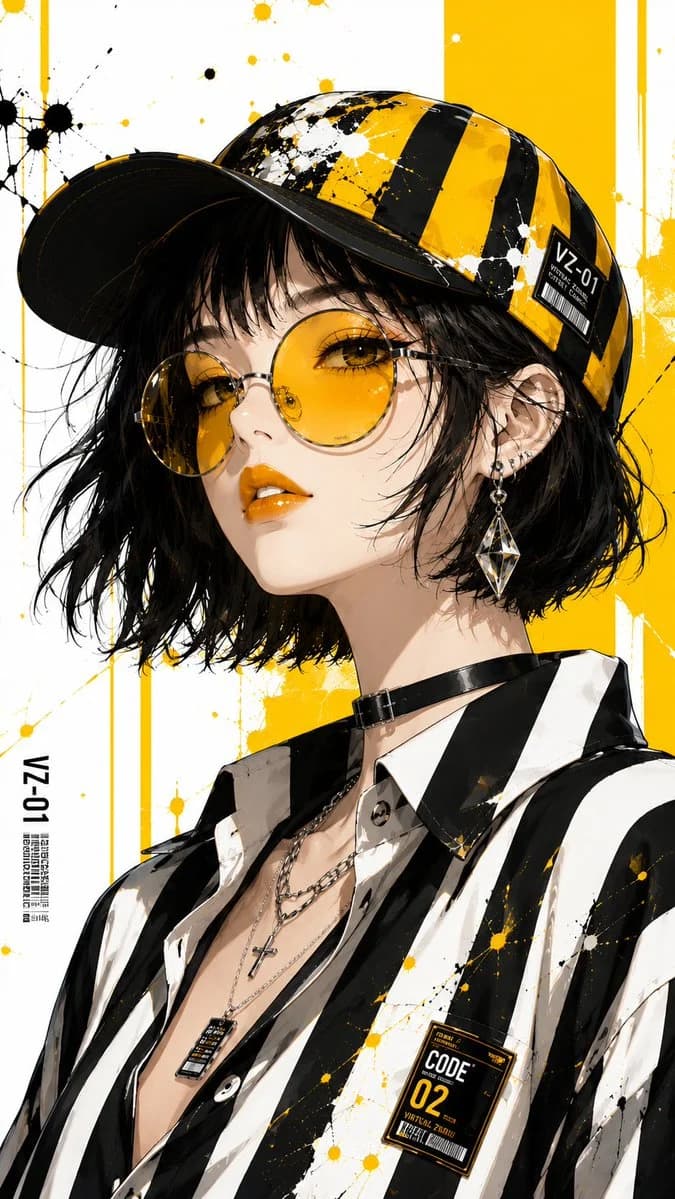Anime Luxury Streetwear Editorial Portrait with polished social media composition, clear subject focus and share-ready visual styling