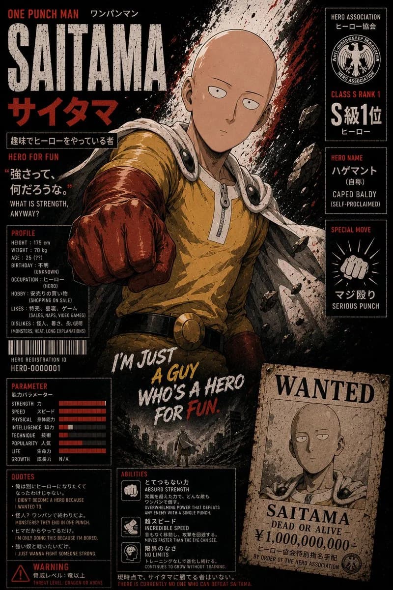 Anime Streetwear Character Poster portrait GPT Image 2 prompt example