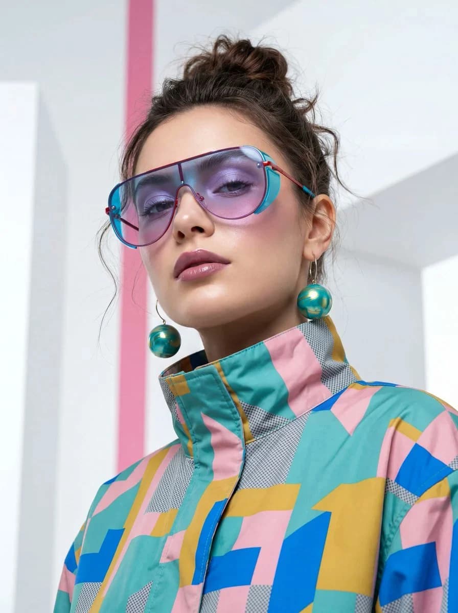 Avant-Garde High-Fashion Editorial Portrait: social media prompt preview with platform-ready composition and clear design.