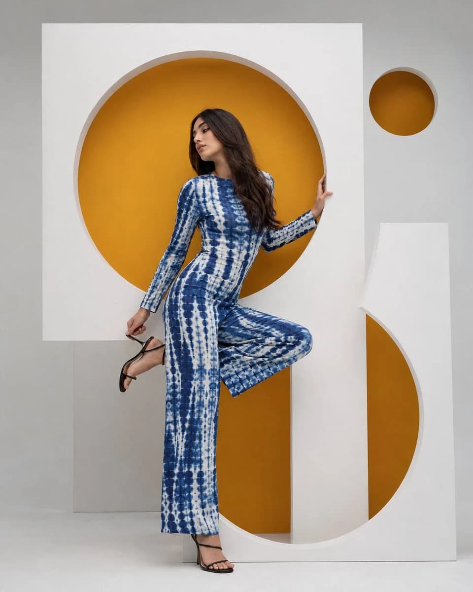Bauhaus Geometric Fashion Editorial with campaign-ready composition, brand-focused styling and premium commercial lighting