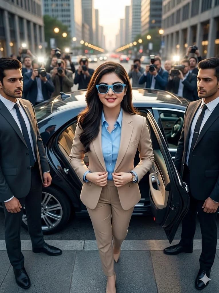 Businesswoman Luxury Car Arrival portrait GPT Image 2 prompt example