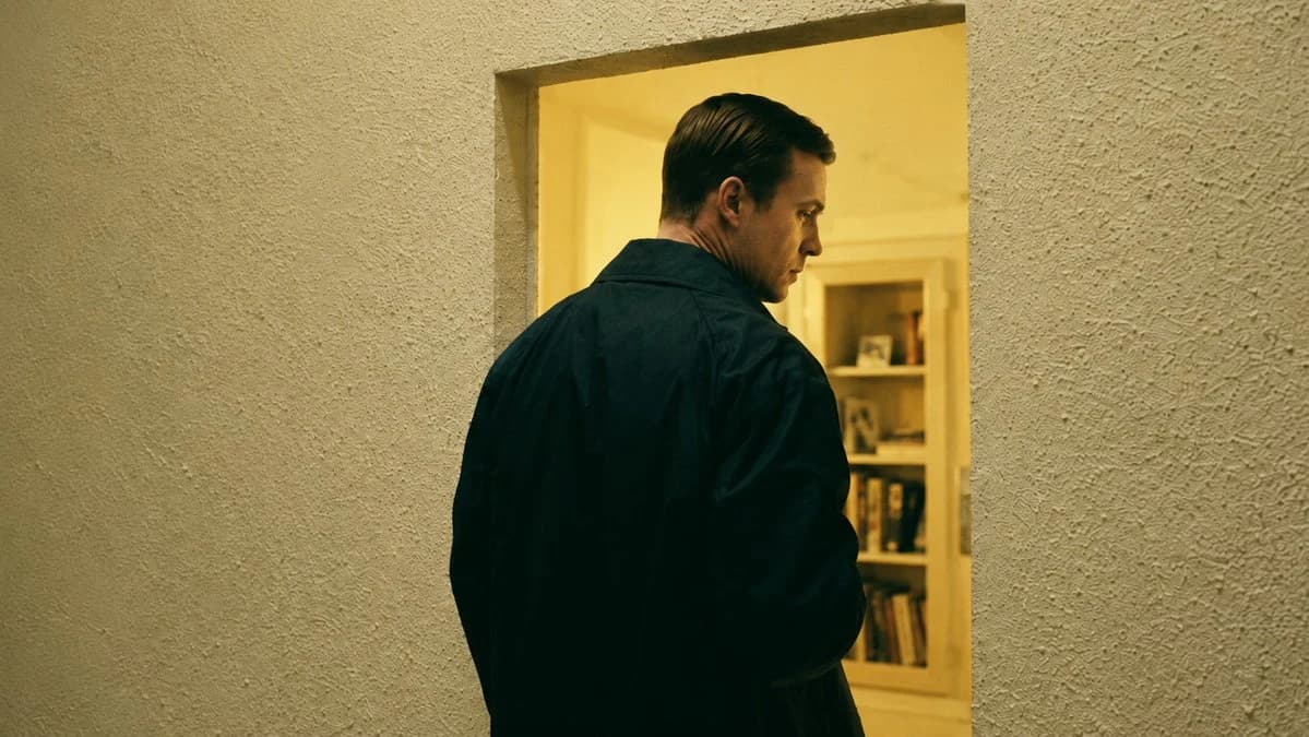 Cinematic Man in Doorway storyboard visual