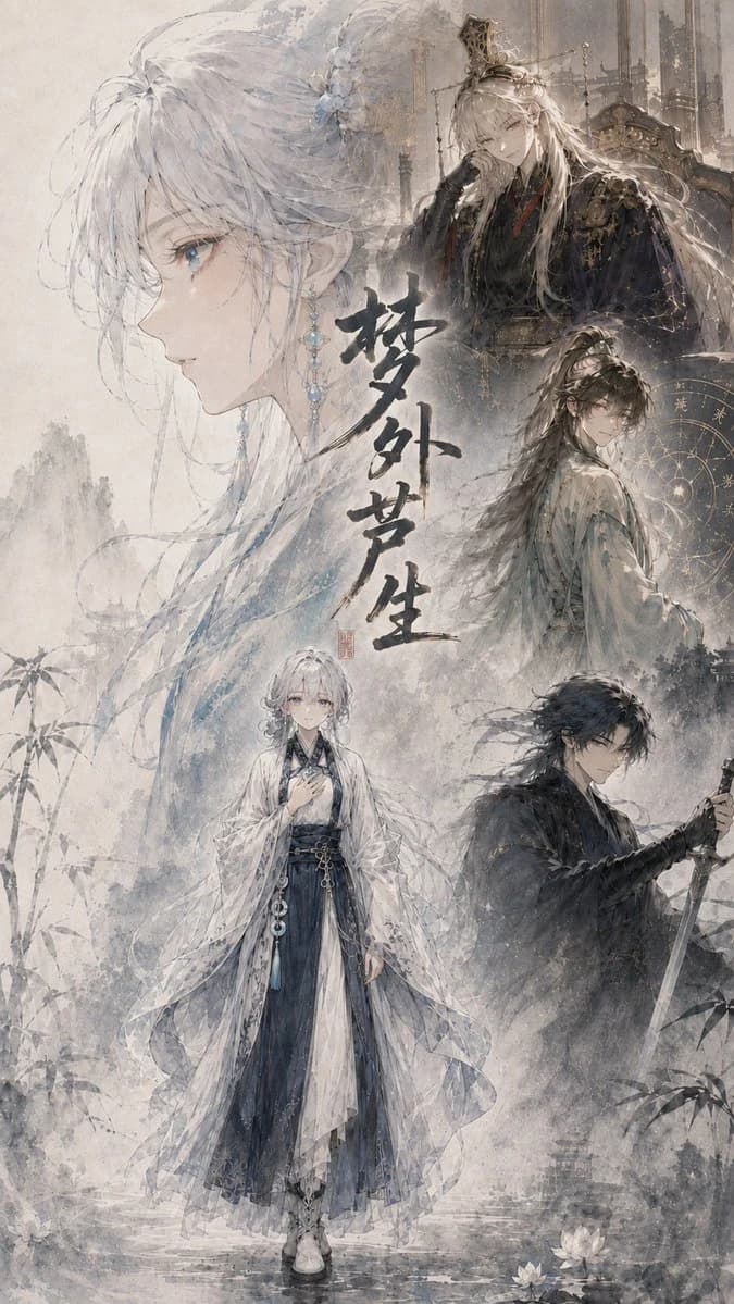 Cinematic Wuxia Fantasy Cover storyboard visual