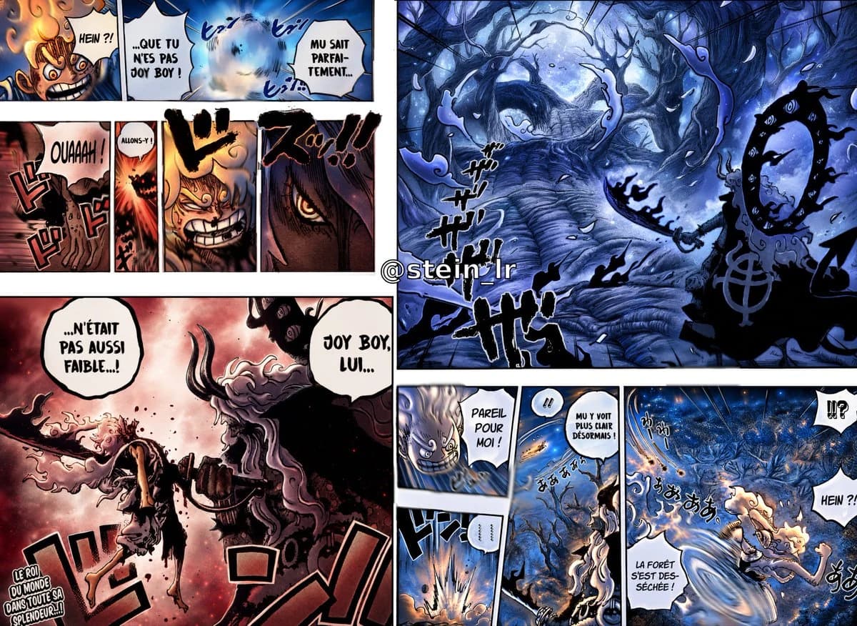 Colorized Shonen Manga Battle Spread storyboard visual