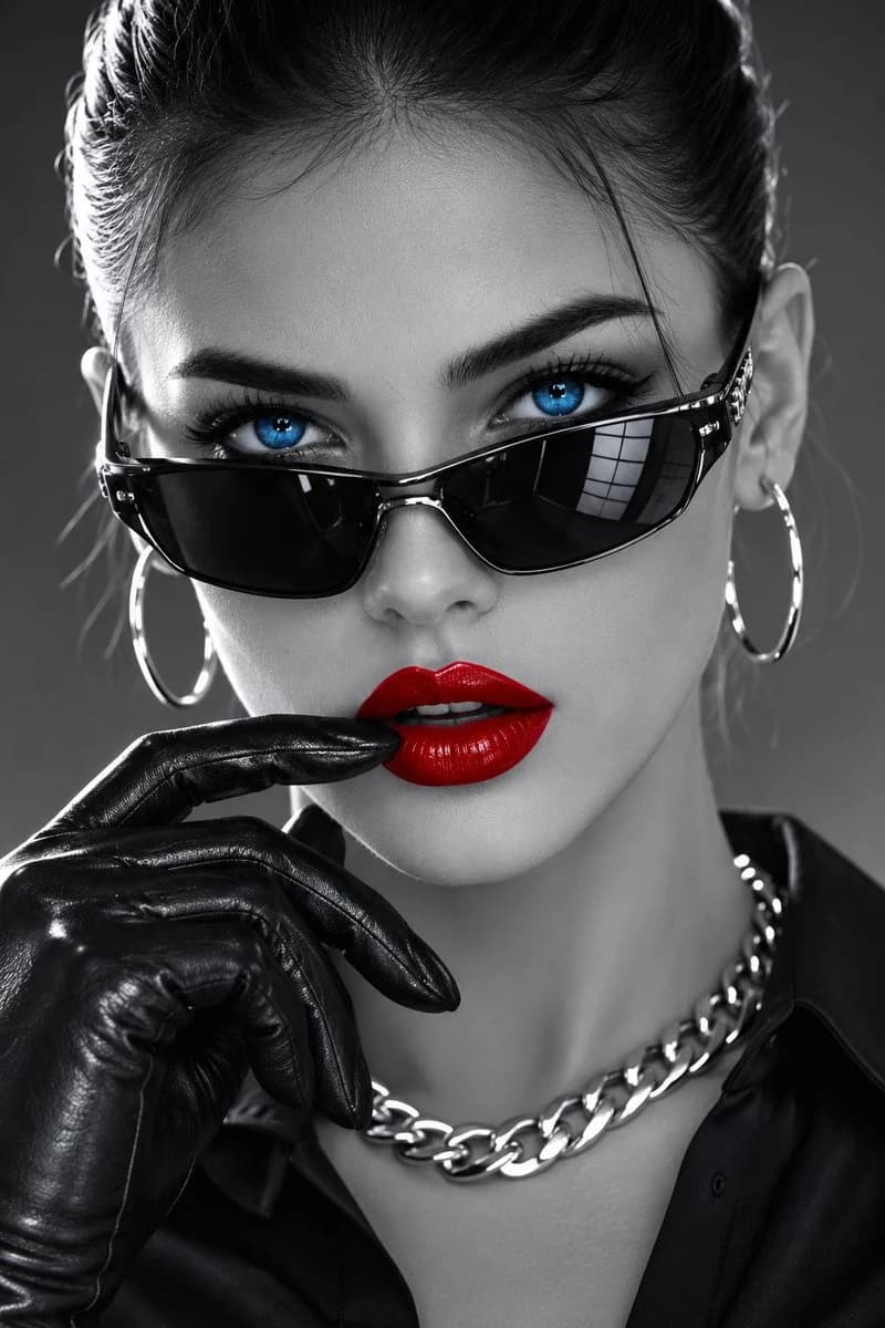 Cyber Fashion Macro Portrait portrait visual