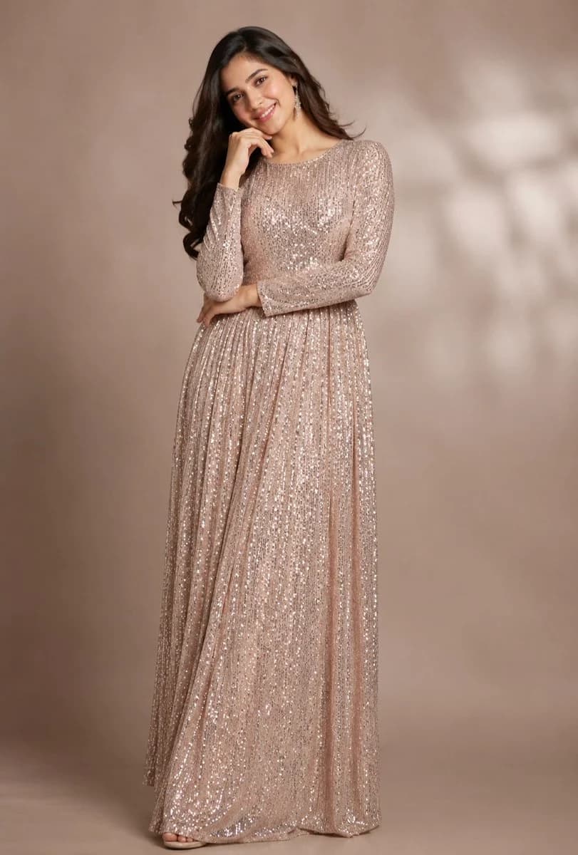 Elegant South Asian Fashion Photoshoot ecommerce visual with clean product presentation, shop-ready composition and detailed styling