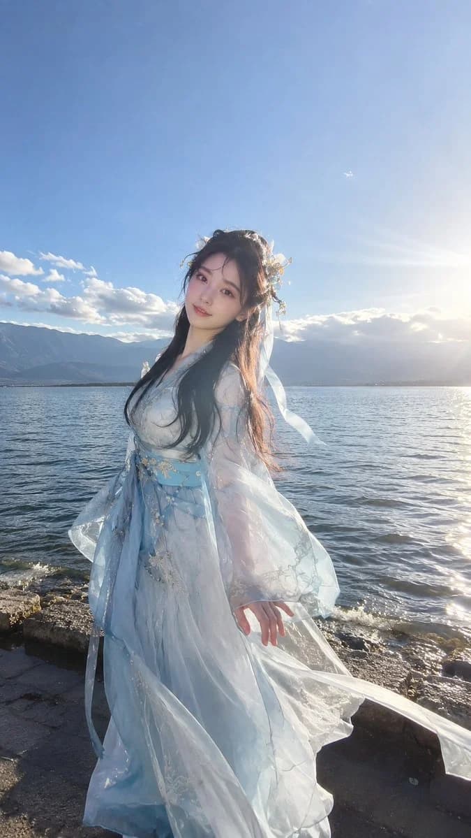 Erhai Lake Travel iPhone Portrait with expressive portrait lighting, detailed styling and a polished editorial mood