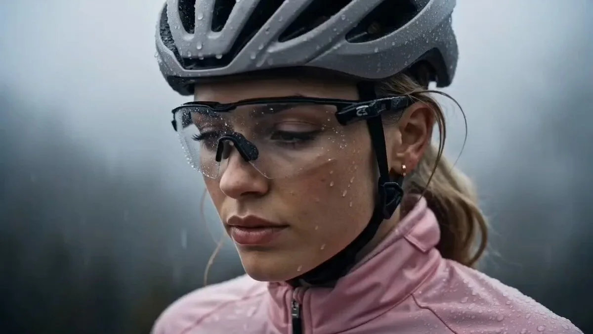 Female Cyclist Rainstorm 9-Panel Storyboard portrait GPT Image 2 prompt example