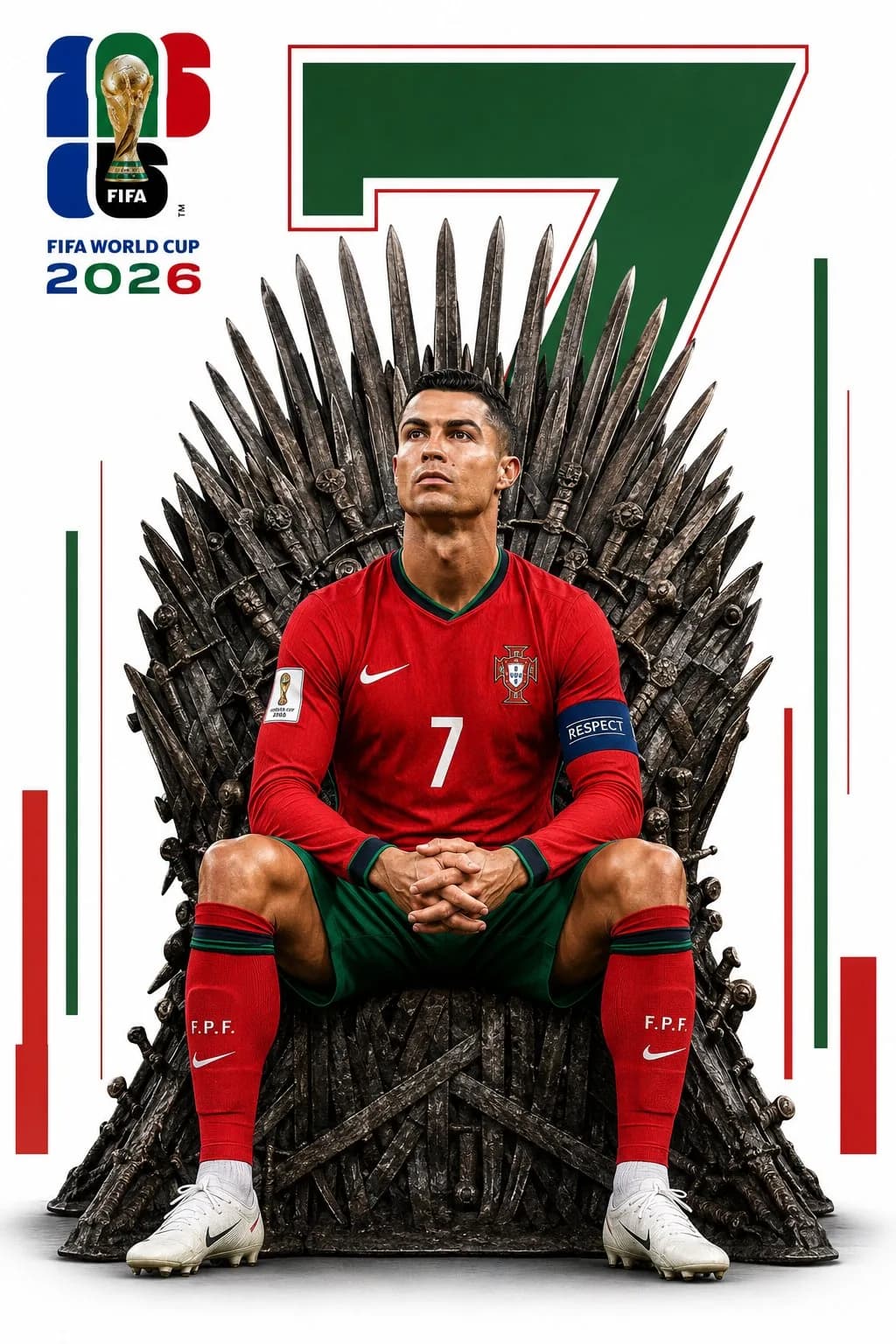 FIFA World Cup 2026 Throne Poster poster with strong composition, typography hierarchy and finished illustration detail