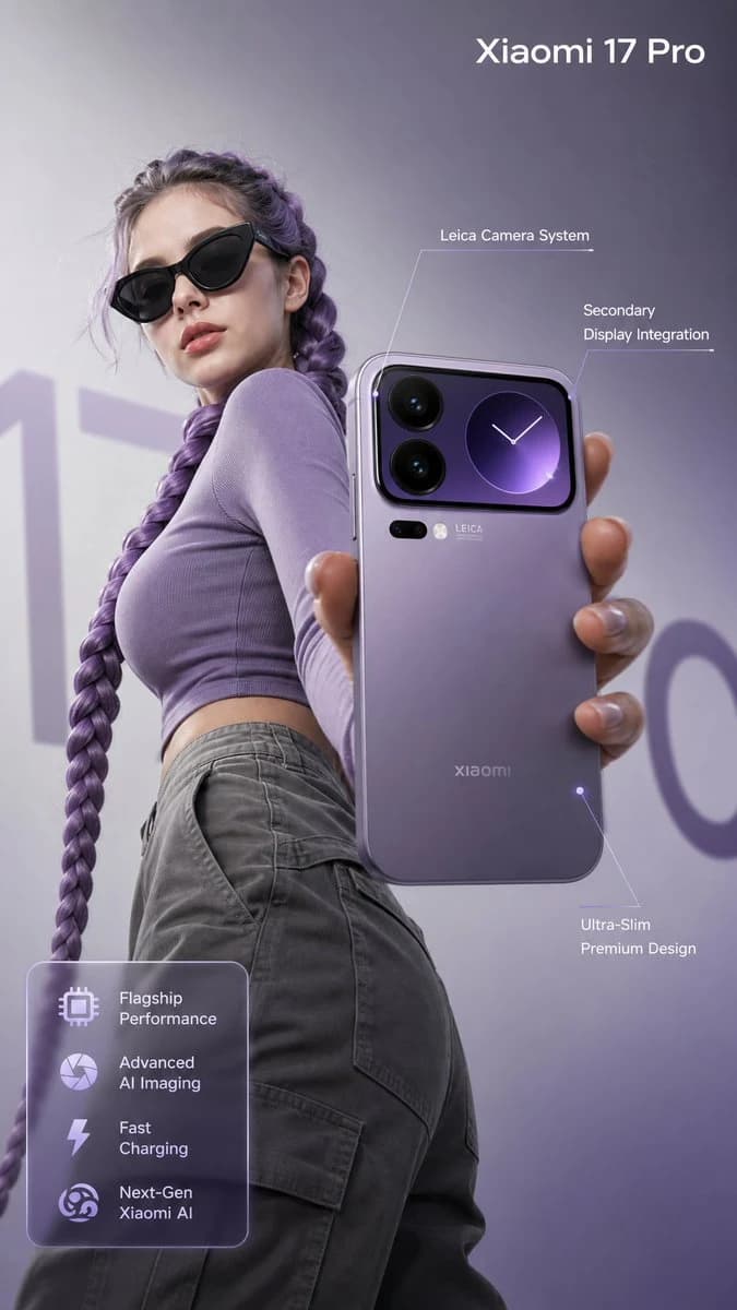 Futuristic Smartphone Product Advertisement ad creative visual