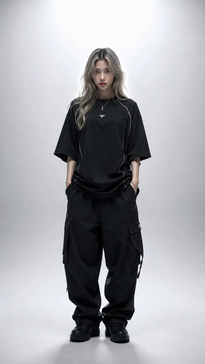 High-Fashion Editorial Studio Portrait with campaign-ready composition, brand-focused styling and premium commercial lighting