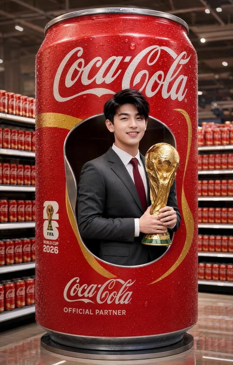 Hyper-Realistic Commercial Soda Can Advertisement with polished product presentation, commercial detail, and shop-ready composition