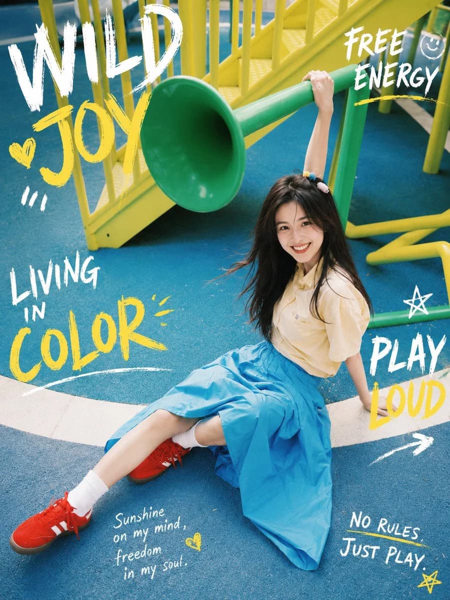 Joyful Playground Poster Portrait with campaign-ready composition, brand-focused styling and premium commercial lighting