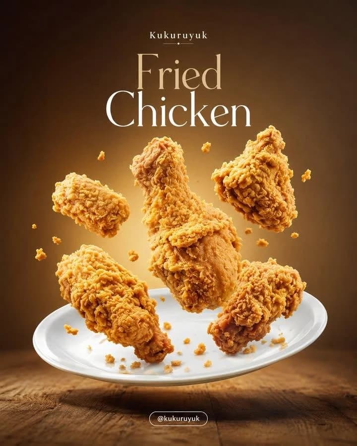 Levitating Food Commercial Campaign e-commerce visual