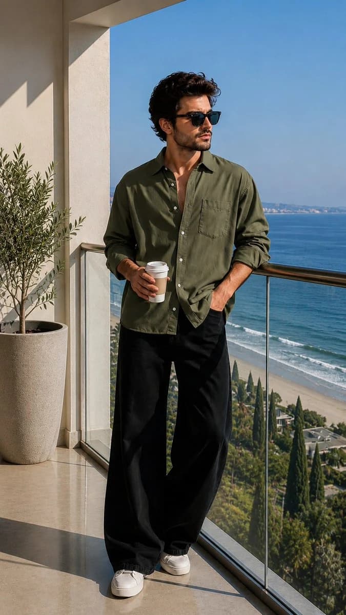Luxury Lifestyle Fashion Portrait with a scroll-ready composition, expressive subject and cinematic social post styling