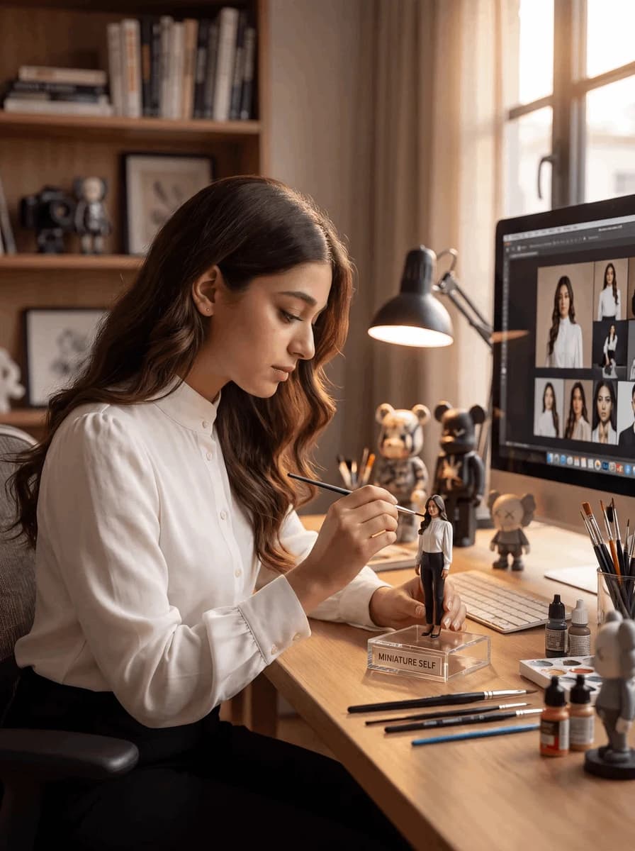 Miniature Painter Studio ad creative visual