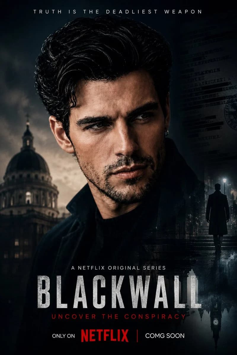 Netflix Original Series Cinematic Poster with scroll-ready composition, strong focal subject, and polished social post styling