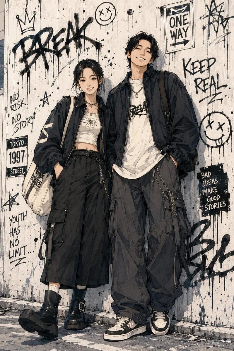Photo to Tokyo Anime Manga Poster portrait GPT Image 2 prompt example