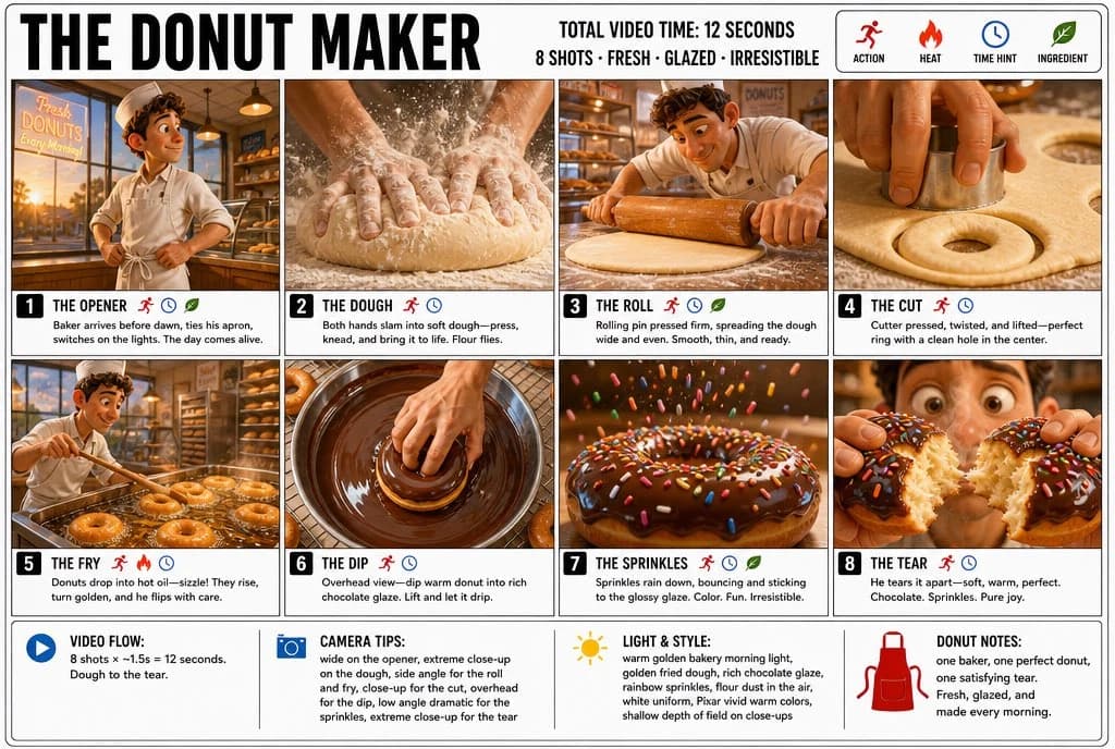Pixar-style infographic storyboard with clear panels, expressive characters, and clean educational visual flow