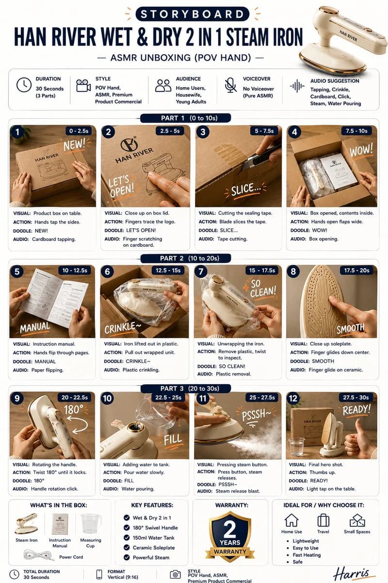 Premium Product Storyboard Infographic infographic visual