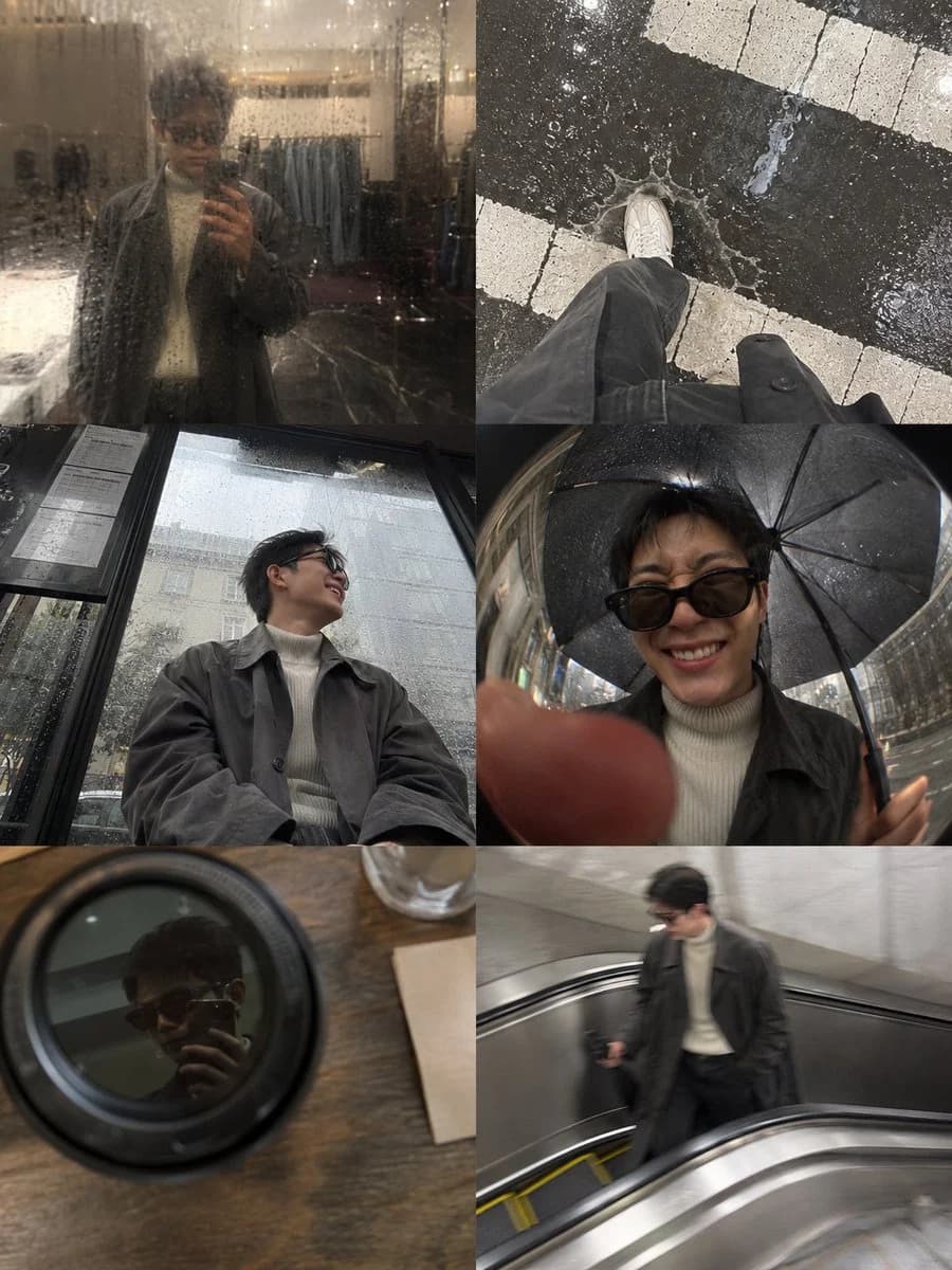 Rainy Afternoon Photo Collage with social-ready composition, lifestyle framing and shareable visual storytelling