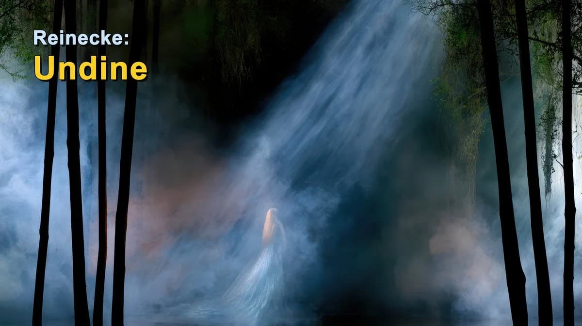 Reinecke Undine Forest Title Card with scroll-ready composition, strong focal subject, and polished social post styling