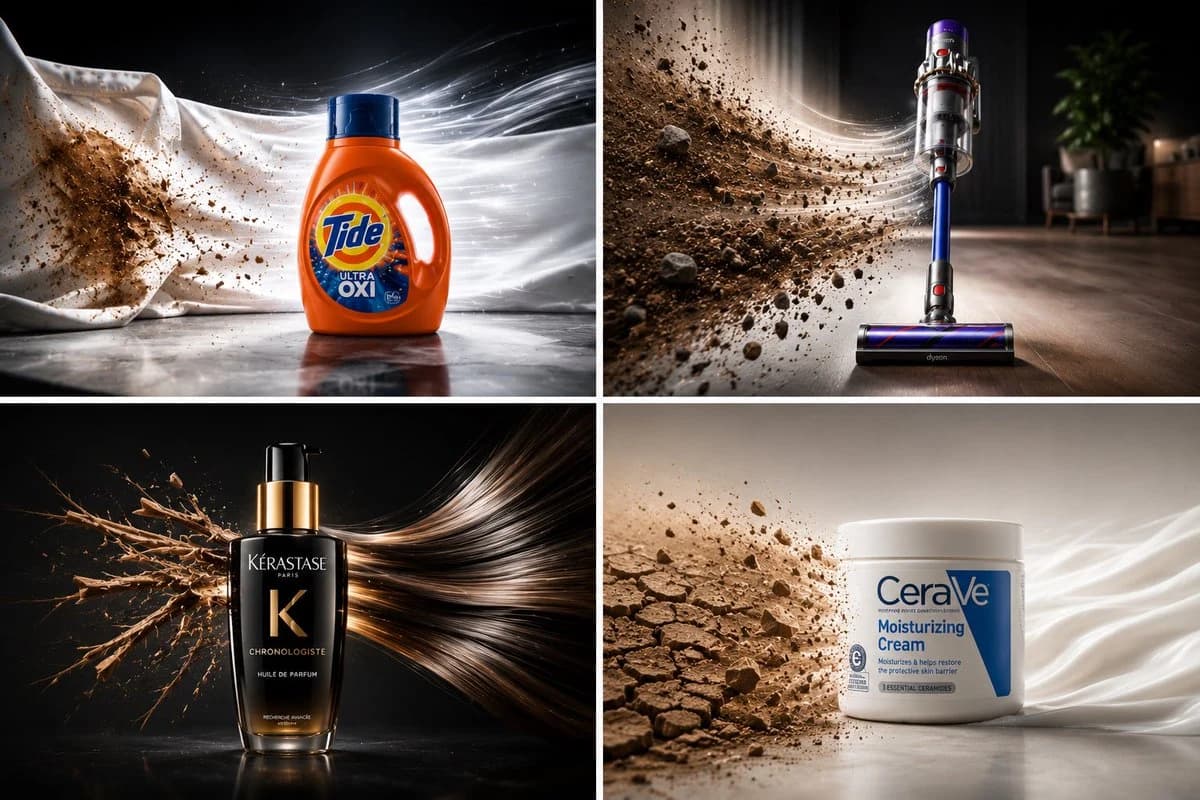 Reverse The Damage Product Ad Collage ad creative visual