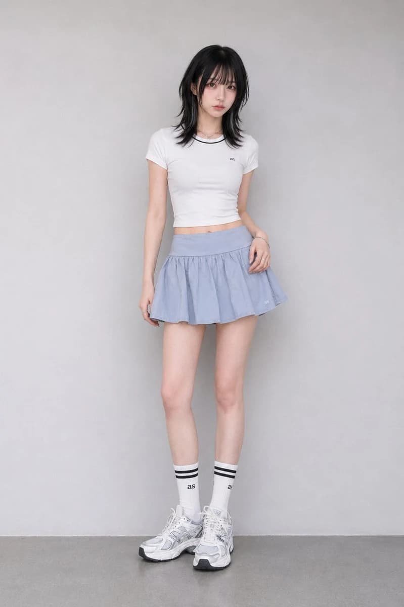 Sporty Feminine Casual Summer Outfit: e-commerce product preview with clean catalog lighting and product-focused detail.