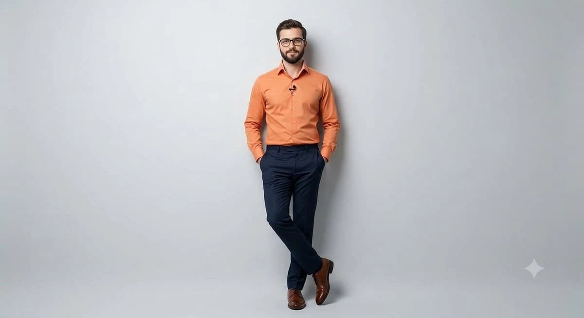 Studio Wall Lean Portrait portrait visual
