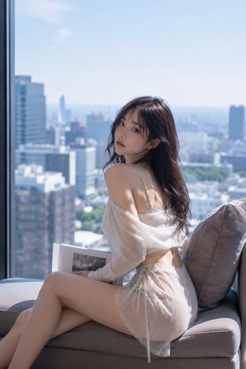 Summer High-Rise Window Side Portrait social media visual