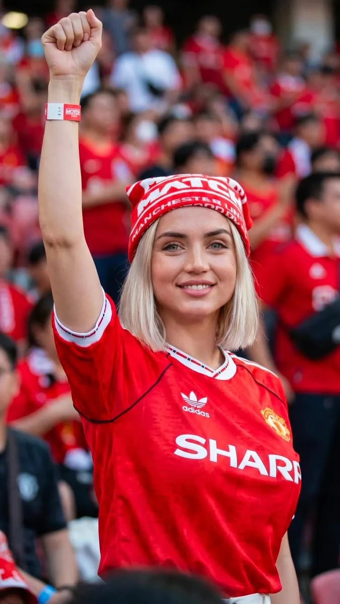 Vintage Manchester United Fan Editorial with campaign-ready composition, brand-focused styling and premium commercial lighting