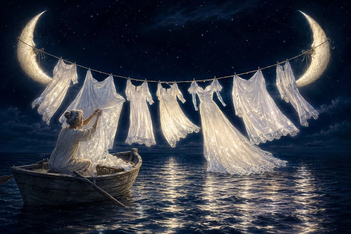 Washerwoman of Forgotten Stars social media visual