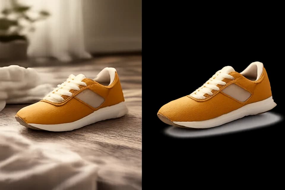 Subject cleanly isolated from its background by Image 2