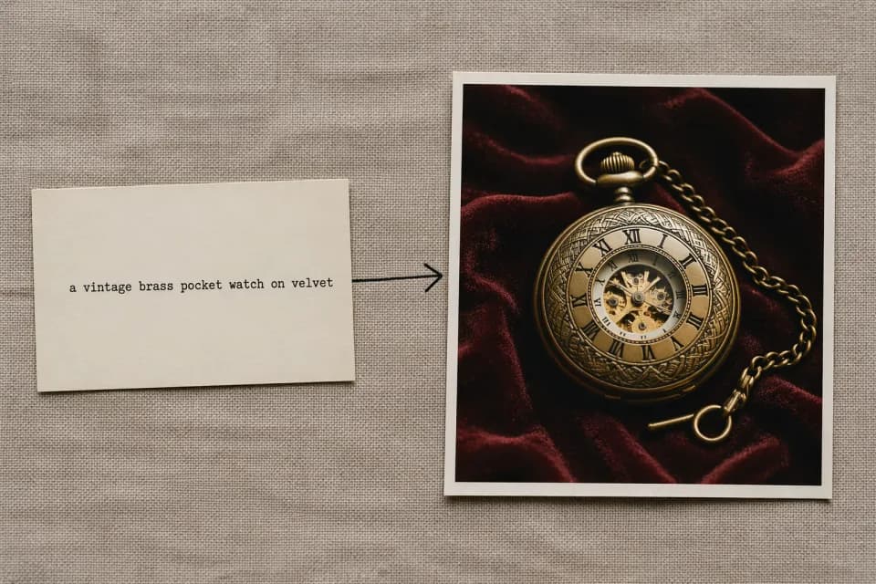 Text prompt producing a rendered image sample by Image 2