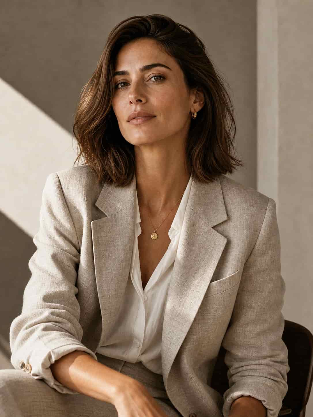 Editorial portrait with magazine-quality lighting, created with Image 2