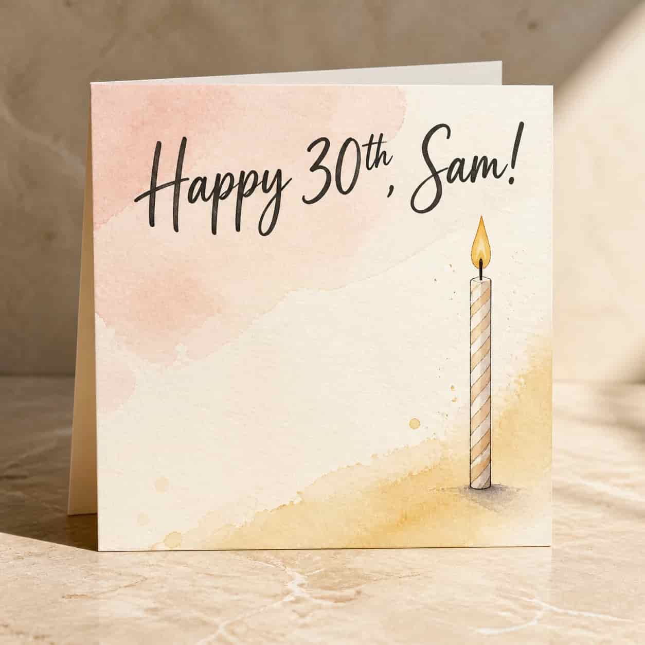 Greeting card with decorative lettering and artwork, created with Image 2
