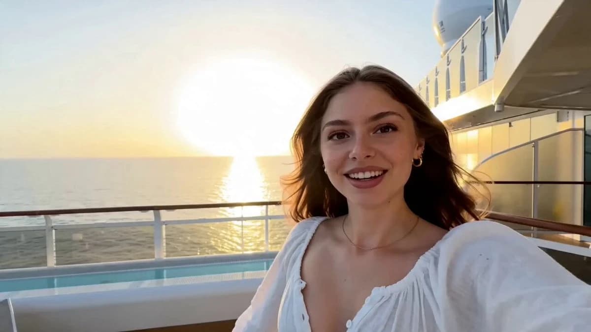 Vorschau zum Seedance 2.0 Video-Prompt: Luxus-Kreuzfahrt Reise-Influencer Vlog