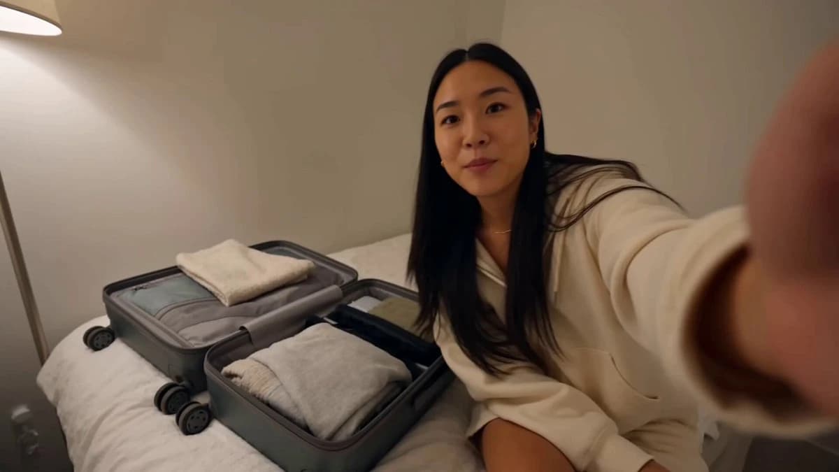 Vorschau zum Seedance 2.0 Video-Prompt: Vlog: Kofferpacken für den Wochenendtrip