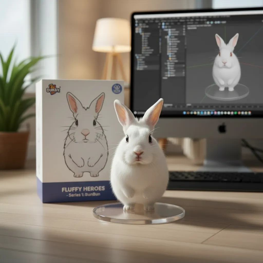 3D 收藏手办生成器 sample result