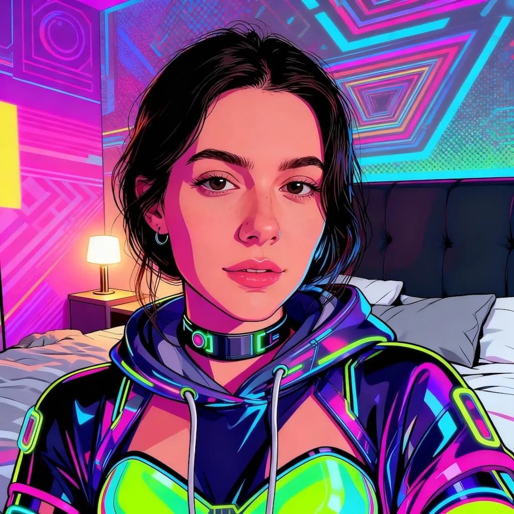 Y2K Aesthetic result generated by Image 2