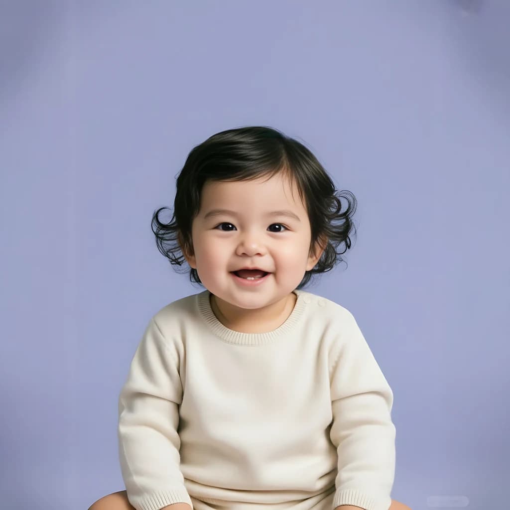 Baby Face Generator result generated by Image 2