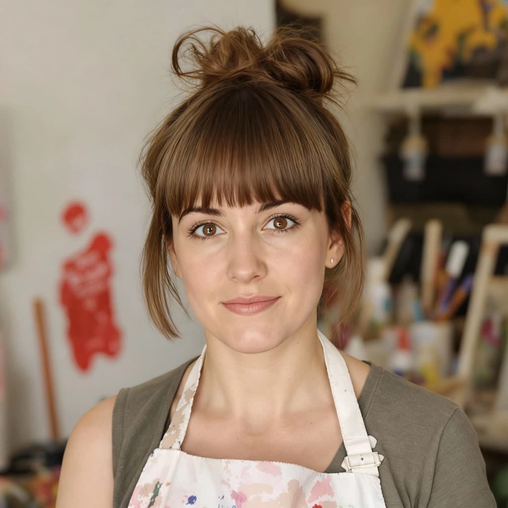 Bangs Filter result generated by Image 2