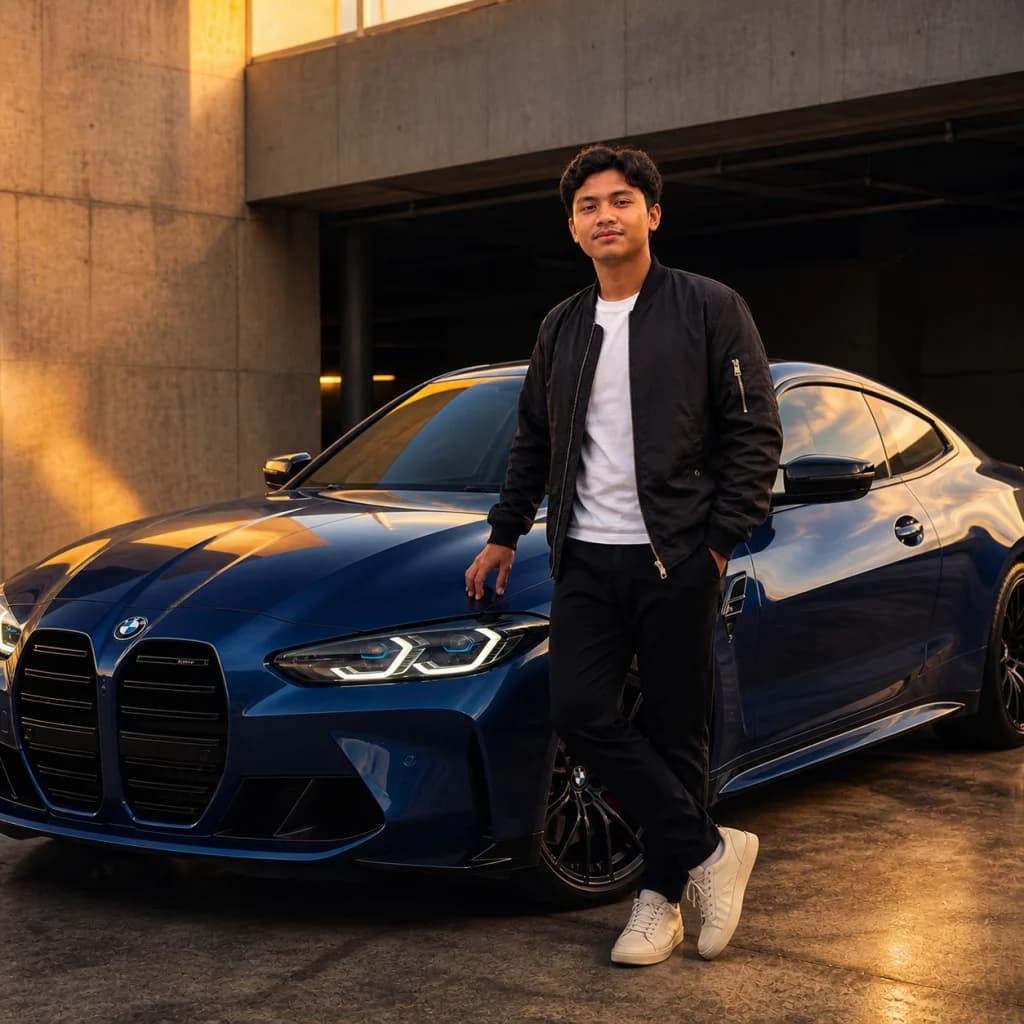 Prompt per ritratto BMW sample result