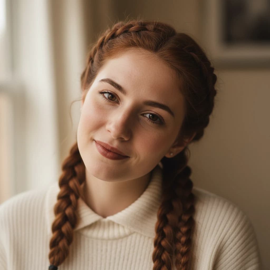 AI Braided Hairstyle Filter result generated by Image 2