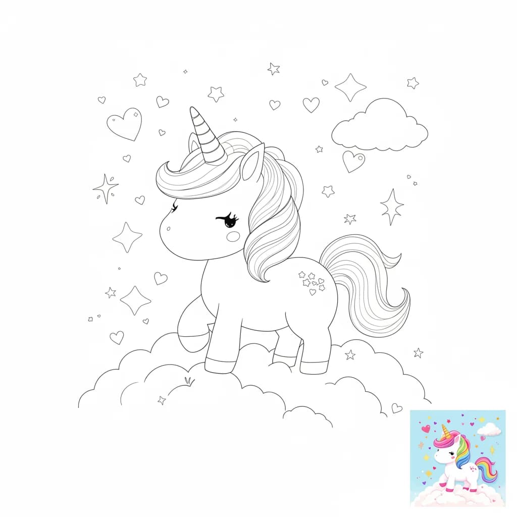 Coloring Page result generated by Image 2